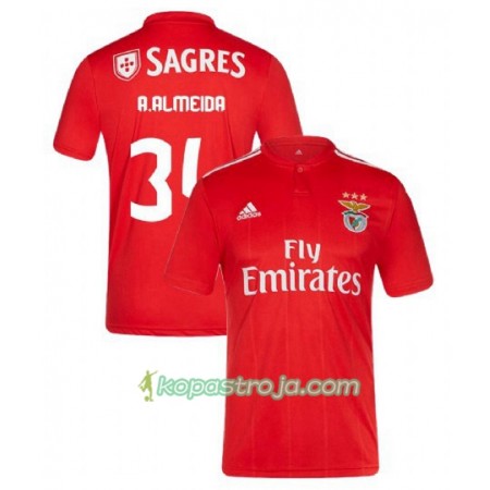 Billiga Fotbollströjor Benfica Andre Almeida 34 Hemma tröja 2018/19 Kortärmad